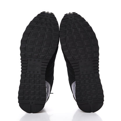 Valentino Garavani Nylon Suede Mens Rockrunner Sneakers 42 Black Multicolor 5 of 8