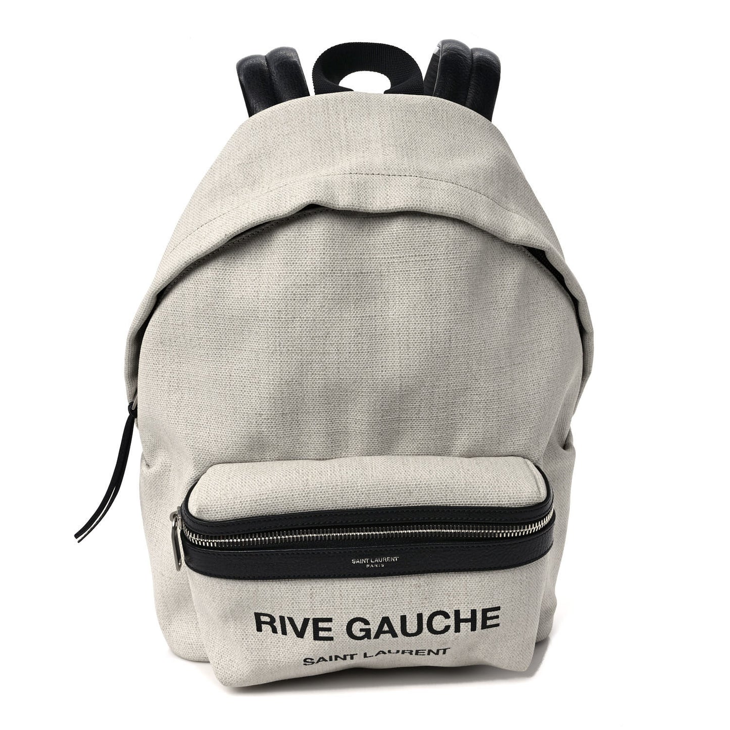 Canvas Rive Gauche City Backpack White Black