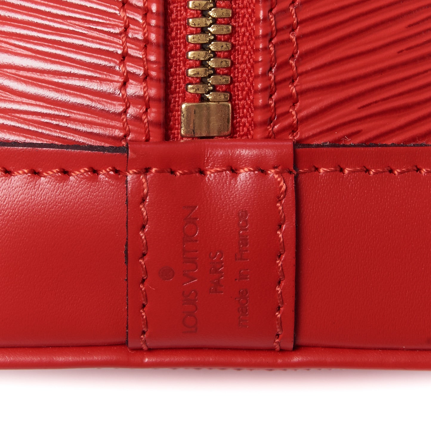 Louis Vuitton Epi Alma PM Castillan Red 8 of 9