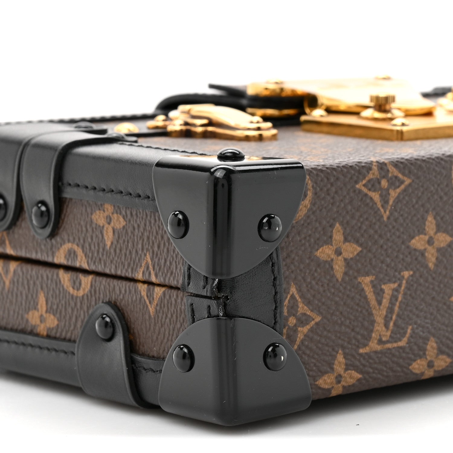 Louis Vuitton Monogram Petite Malle Black 10 of 10
