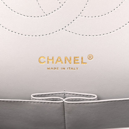 Chanel Caviar Quilted Jumbo Double Flap Light Grey 5 of 9