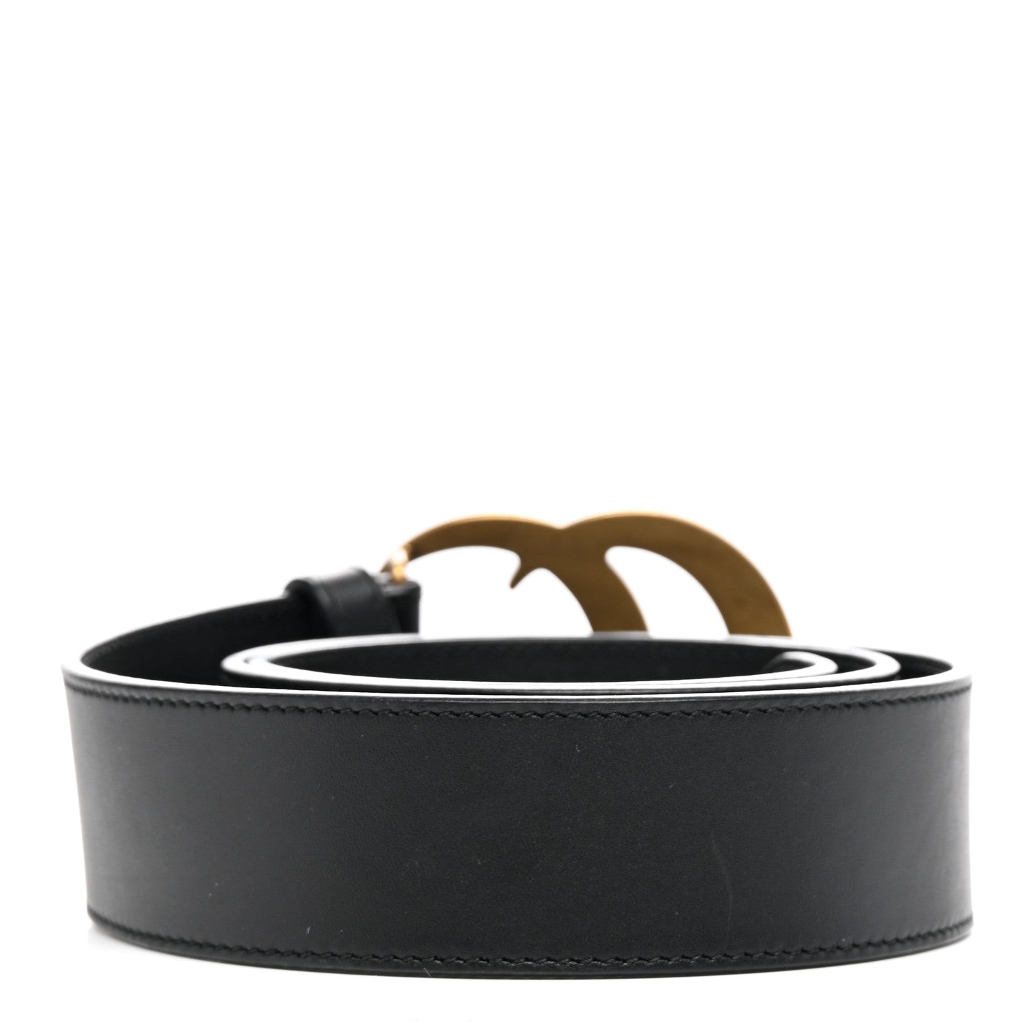 Gucci Calfskin Double G 40mm Belt 80 32 Black 2 of 5