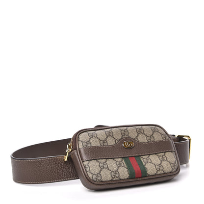 Gucci GG Supreme Monogram Ophidia Belted iPhone Case 95 38 Dark Brown 4 of 10