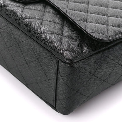 Chanel Caviar Quilted Maxi Single Flap Black 11 of 11
