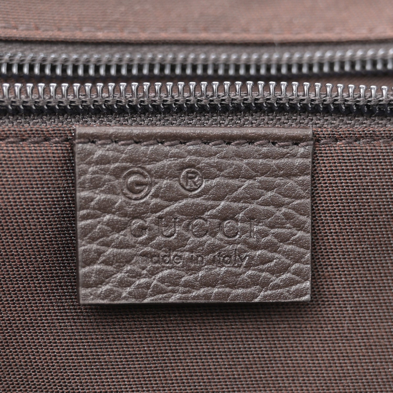 Gucci Monogram Large Flap Messenger Bag Beige Dark Brown 6 of 10