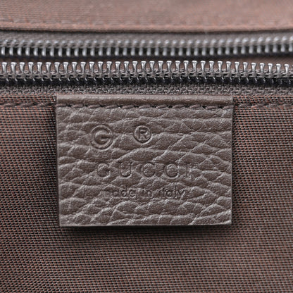Gucci Monogram Large Flap Messenger Bag Beige Dark Brown 6 of 10