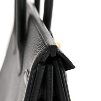 Hermes Togo Birkin 25 Black 14 of 17