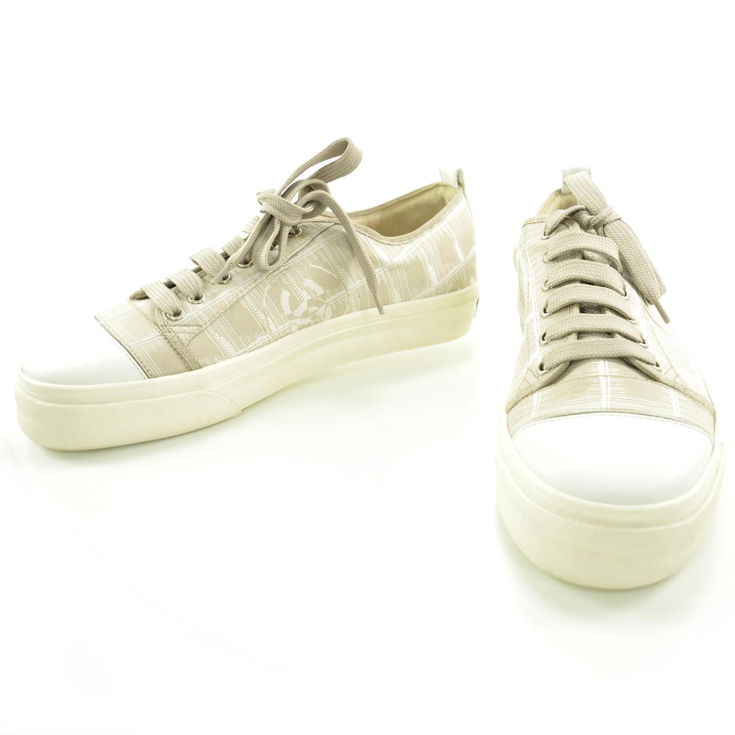 Nylon Travel Sneakers 41 Beige