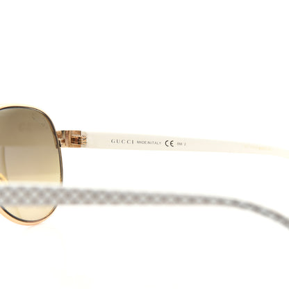 Gucci Aviator Sunglasses GG4239/S White Gold 5 of 8