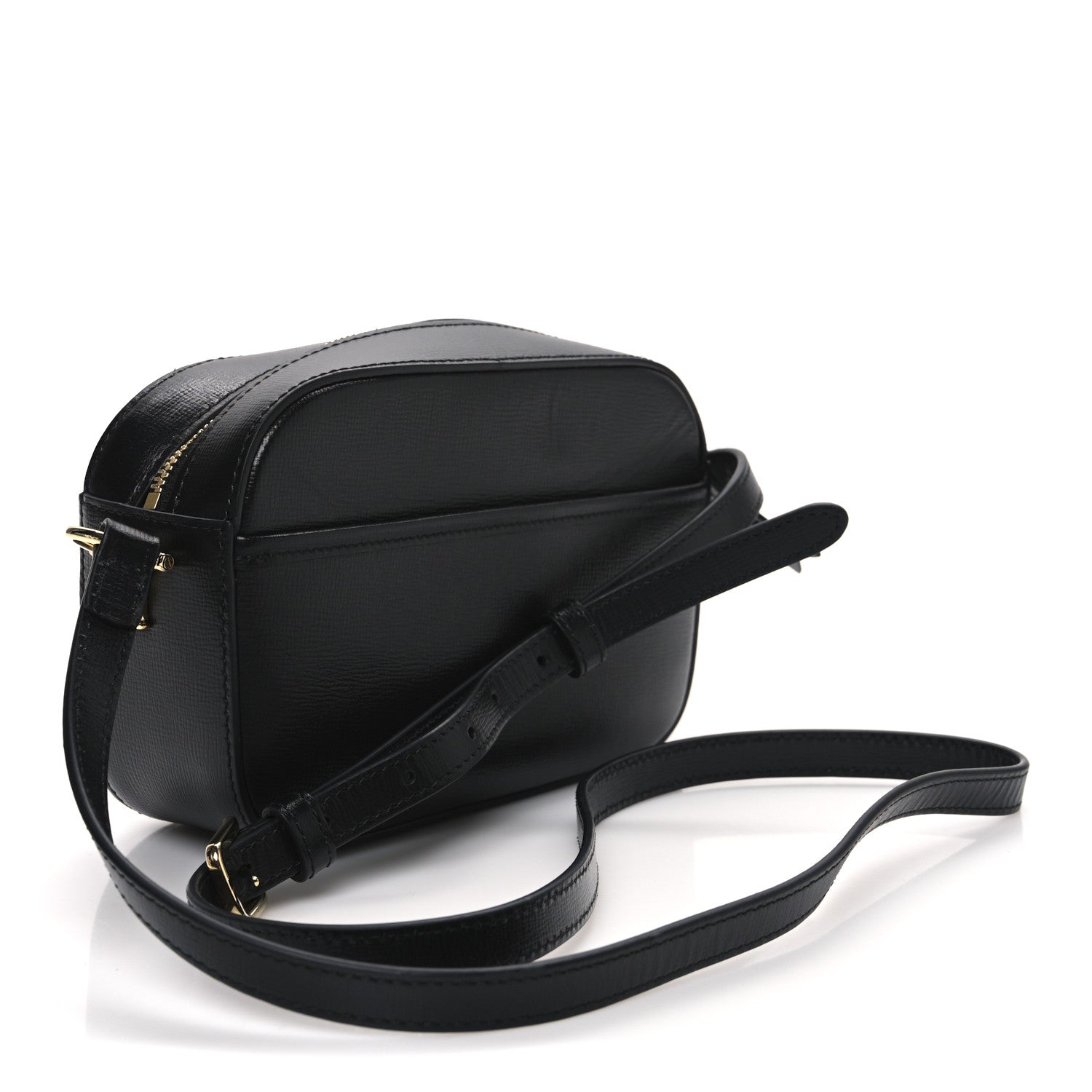 Gucci Calfskin Mini Horsebit 1955 Camera Shoulder Bag  Black 3 of 10