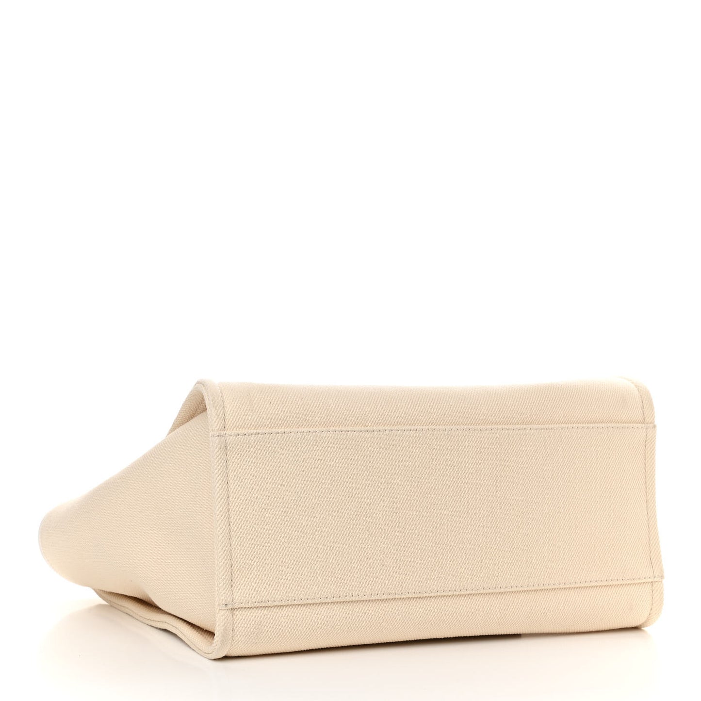 Canvas Pearl Large Deauville Tote Ecru Beige