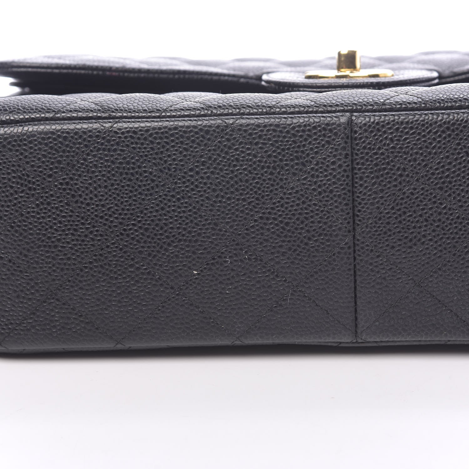 Chanel Caviar Quilted Jumbo Double Flap Black 9 of 12