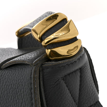 Bottega Veneta Grained Calfskin Maxi Intrecciato Cassette Crossbody Bag Deep Blue 10 of 12