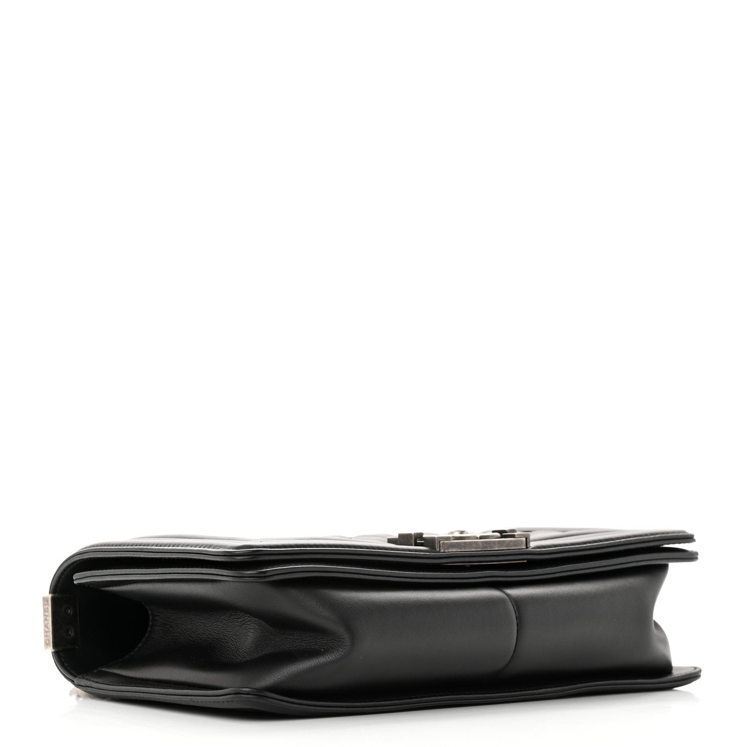 Chanel Calfskin Quilted Medium Boy Flap Black 4 of 14