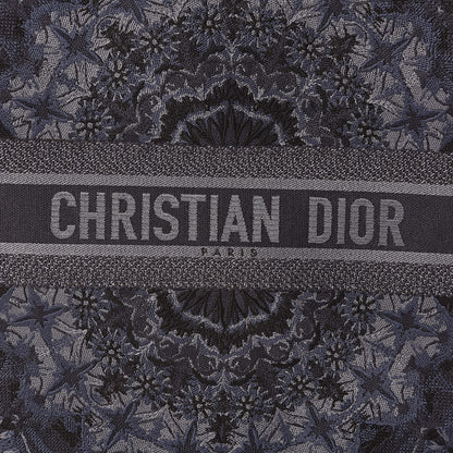 Christian Dior Canvas Embroidered KaleiDioroscopic Book Tote Blue 10 of 11