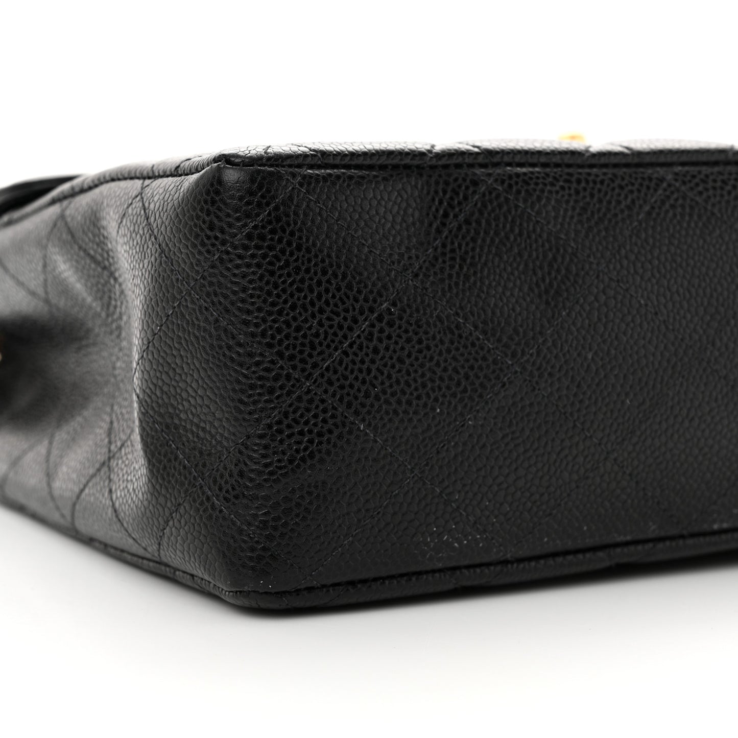 Caviar Jumbo Single Flap Black