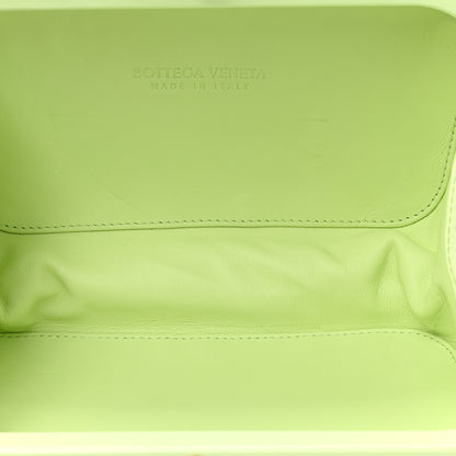 Bottega Veneta Nappa Pleated Intrecciato Knot Clutch Seafoam 5 of 11