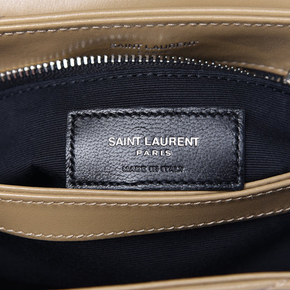 Saint Laurent Calfskin Y Quilted Monogram Toy Loulou Satchel Cork 7 of 11
