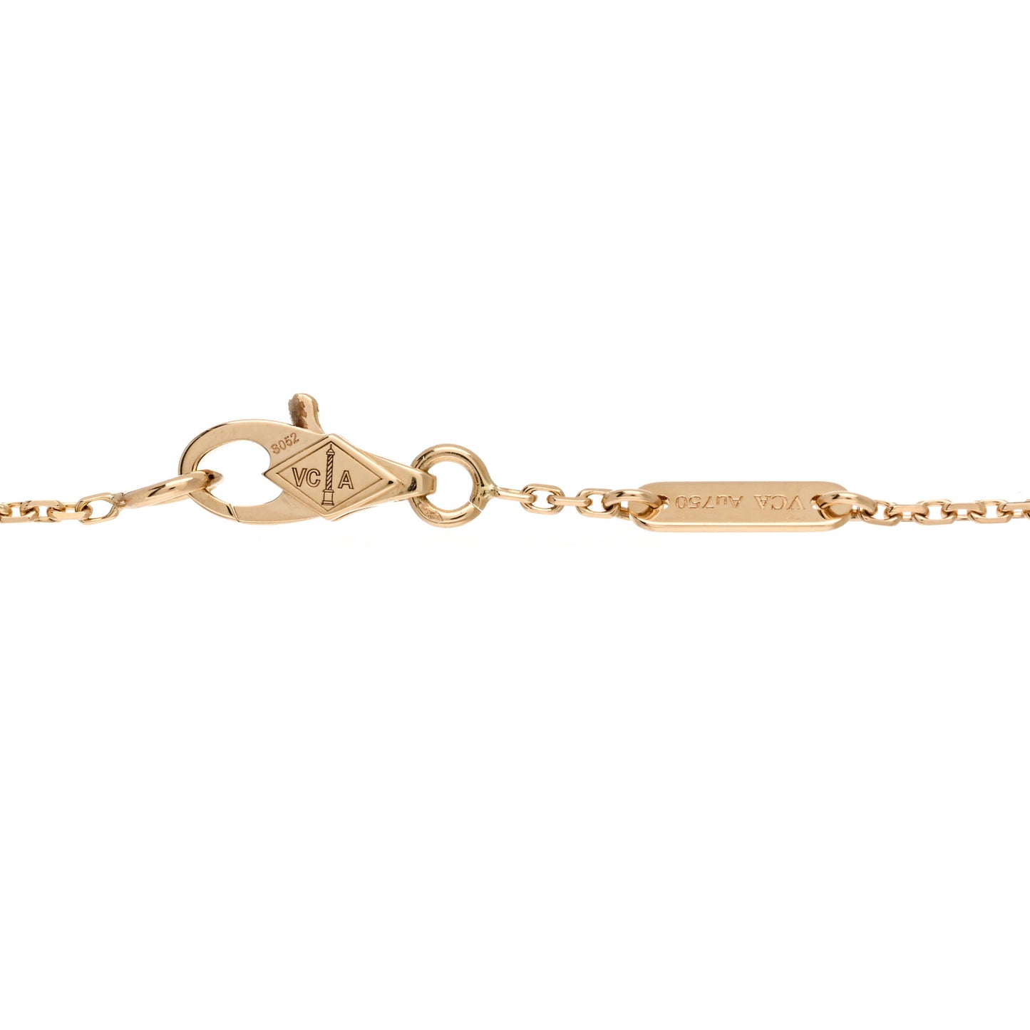 18K Yellow Gold Mother of Pearl Sweet Alhambra Butterfly Bracelet