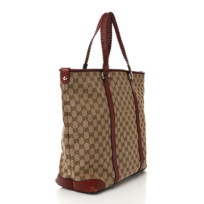 Gucci Monogram Large Marrakech Tote Red 3 of 11