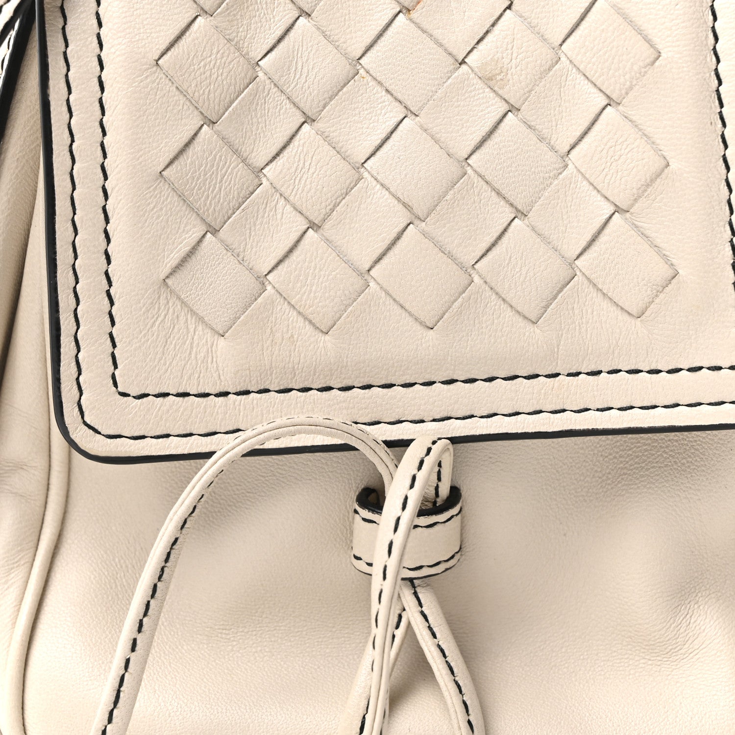 Bottega Veneta Nappa Intrecciato Double Pocket Crossbody Mist Black 8 of 10