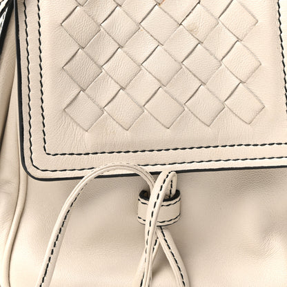 Bottega Veneta Nappa Intrecciato Double Pocket Crossbody Mist Black 8 of 10