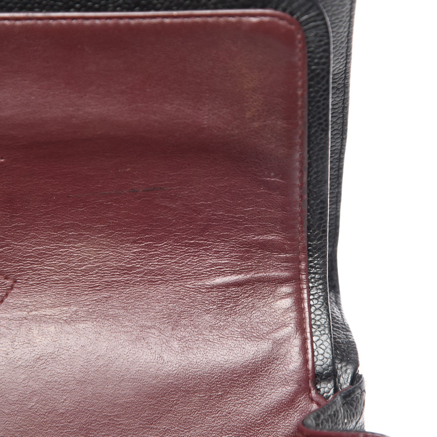 Caviar Quilted Maxi Double Flap Black