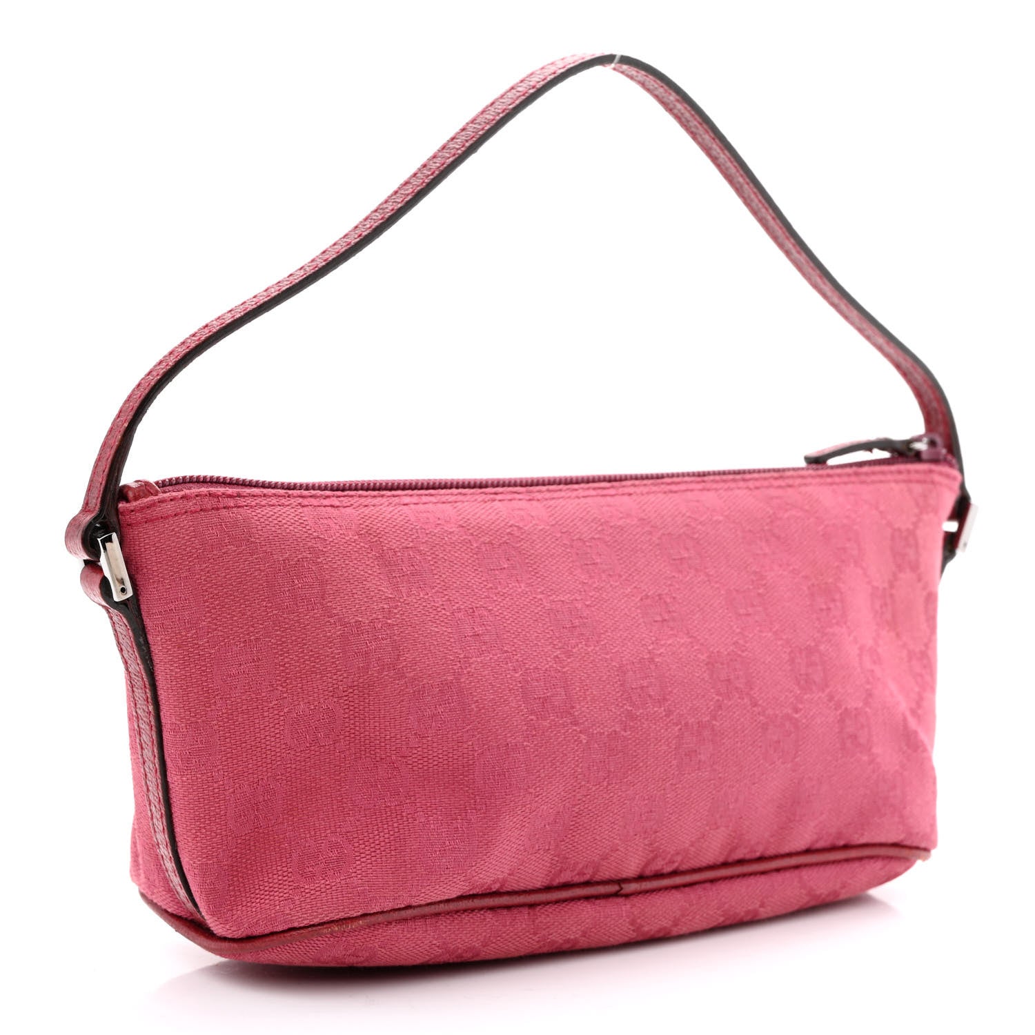 Gucci Monogram Boat Pochette Fuchsia 3 of 15