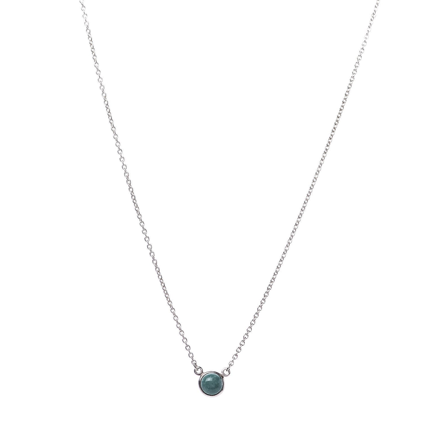 Sterling Silver Turquoise Elsa Peretti Color by the Yard Pendant Necklace