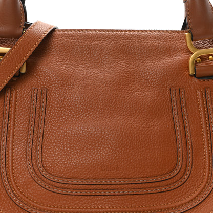 Chloe Calfskin Medium Marcie Satchel Tan 7 of 9
