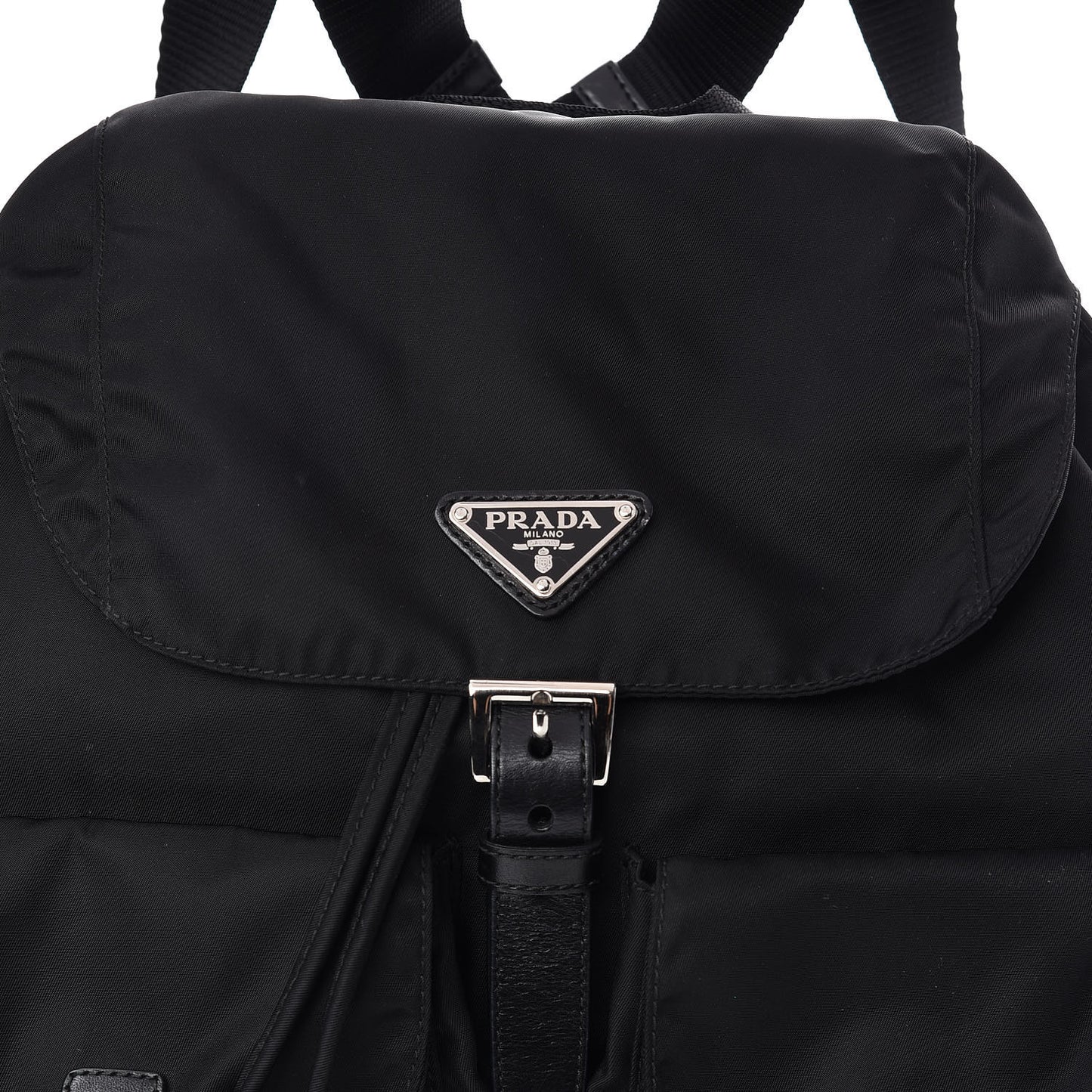 Nylon Vela Medium Backpack Black