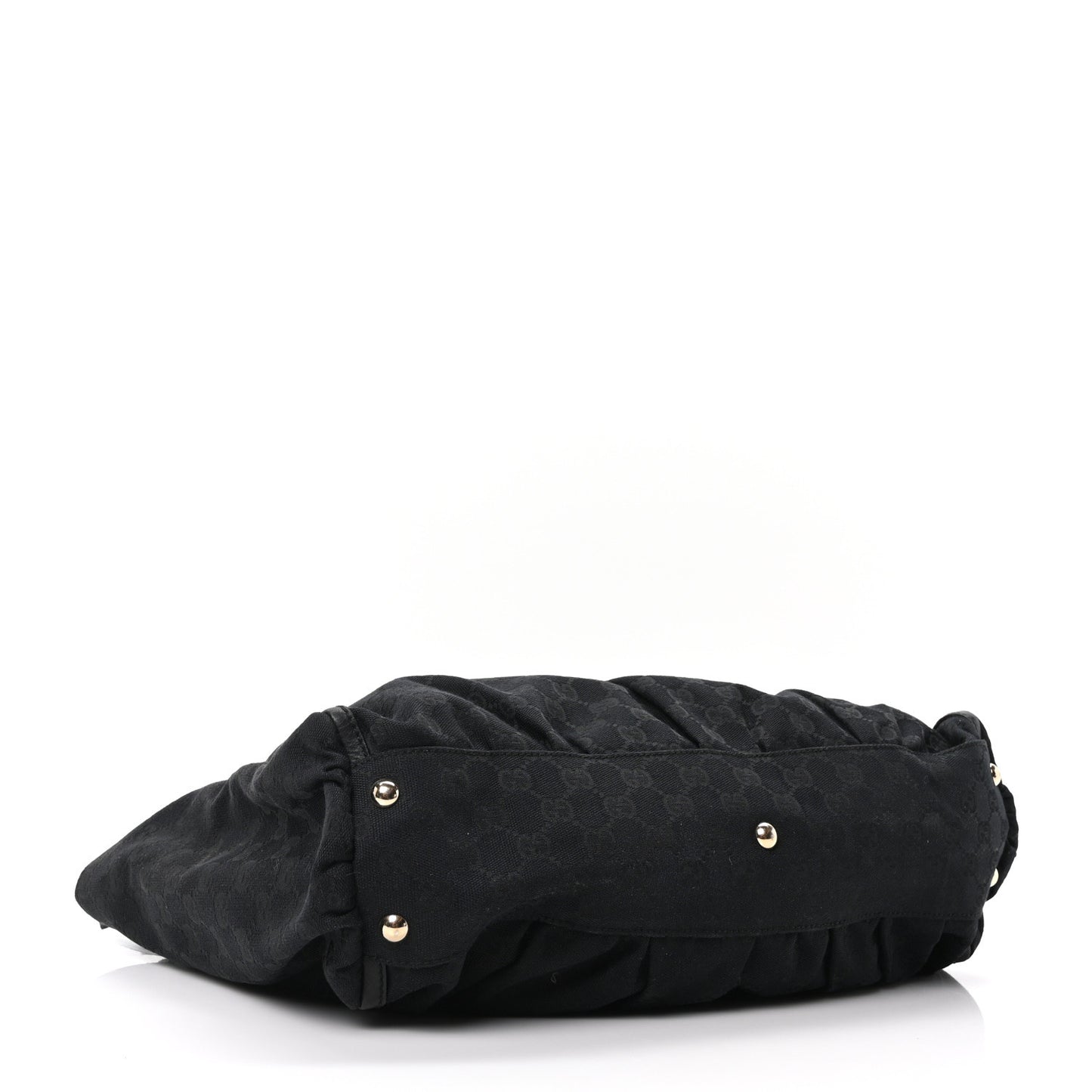 Monogram D Gold Tote Black