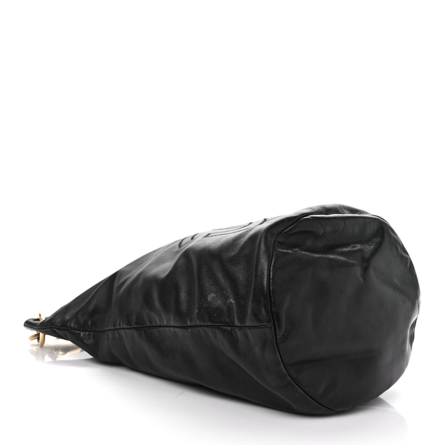 Calfskin CC Bucket Bag Black