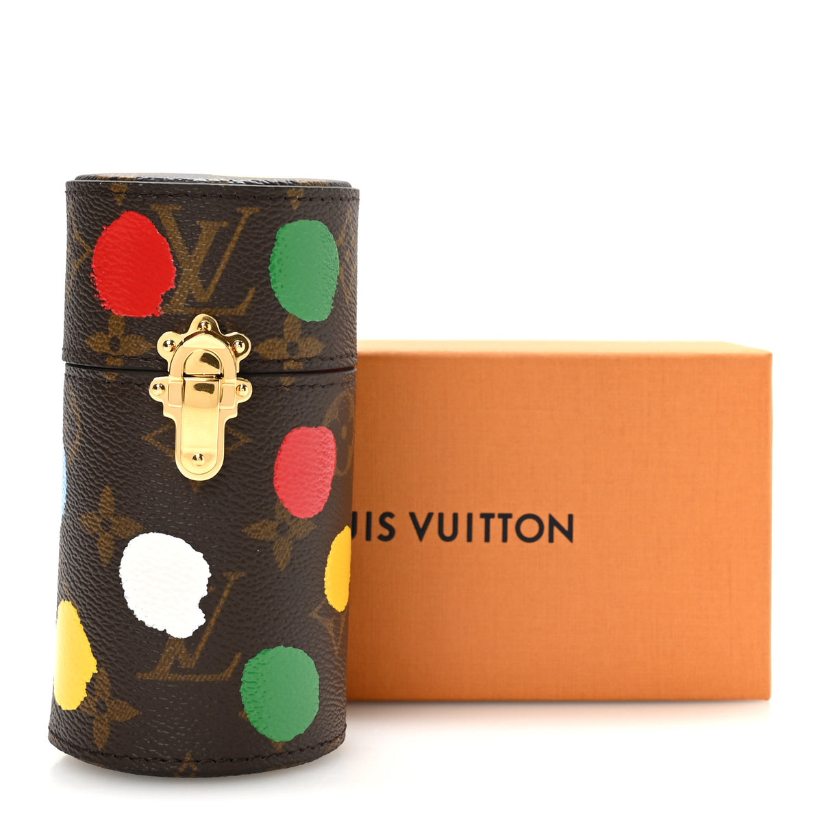 X YK Monogram Painted Dots 100ML Perfume Travel Case