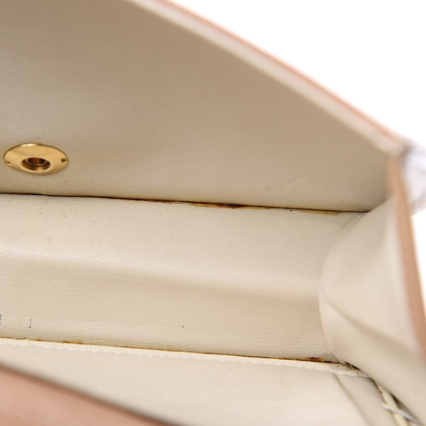 Lambskin Quilted Mini Flap Beige