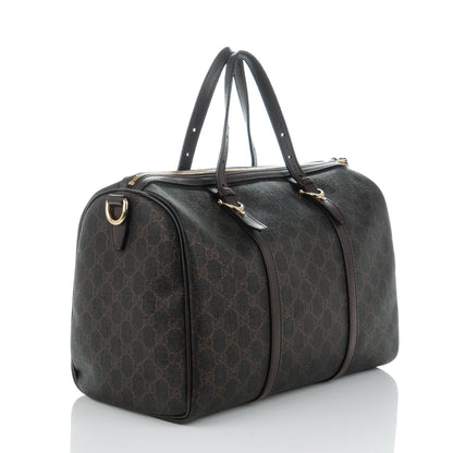 Gucci GG Supreme Monogram Medium Nice Boston Dark Brown 3 of 12