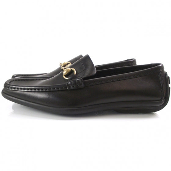 Leather Driver Horsebit Loafers 8
