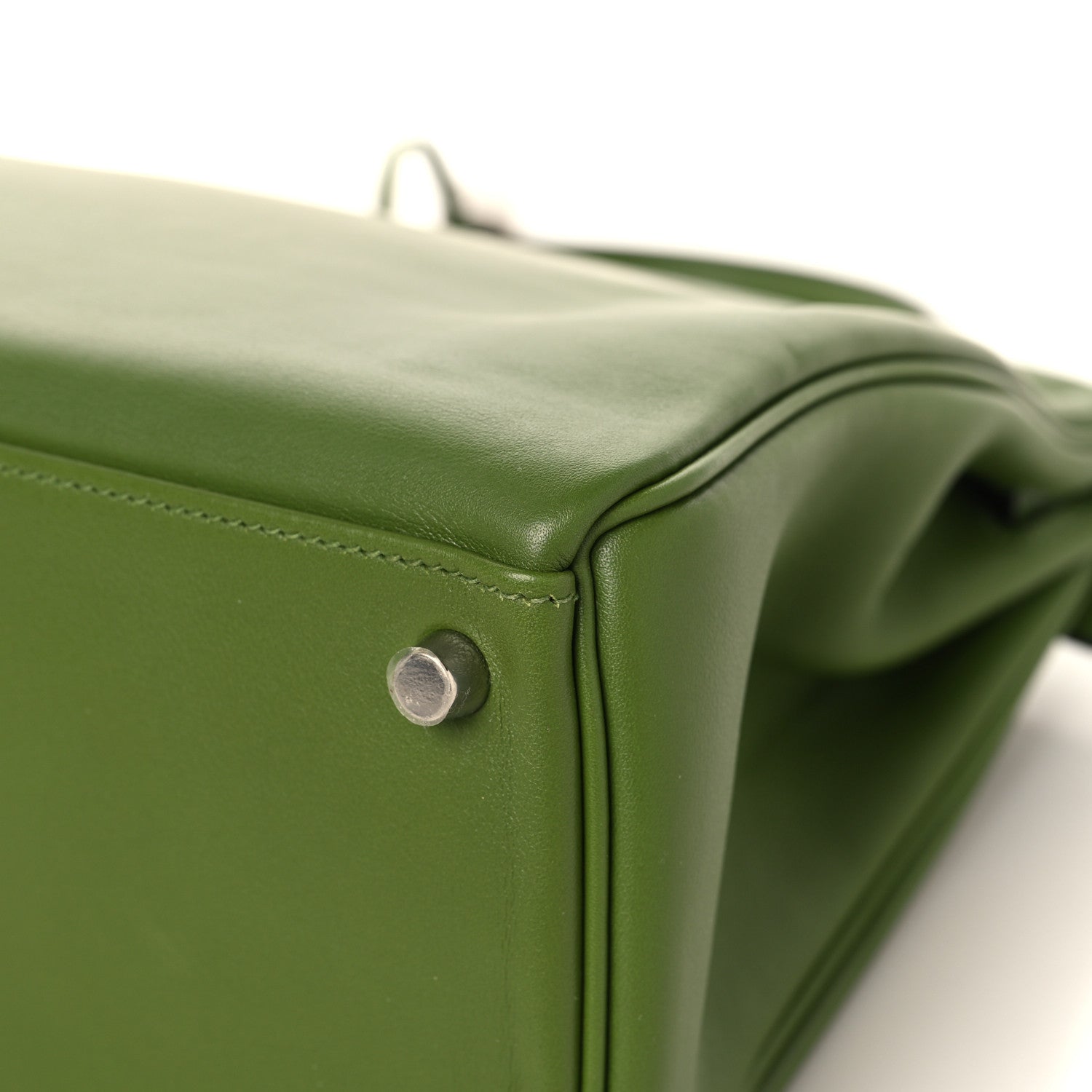 Hermes Swift Kelly Retourne 32 Pelouse 12 of 13