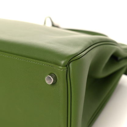 Hermes Swift Kelly Retourne 32 Pelouse 12 of 13