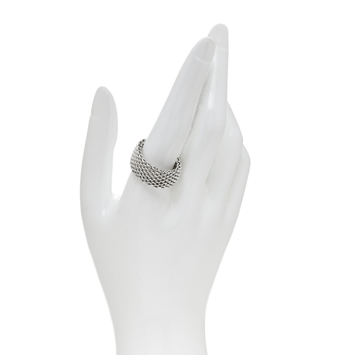 Sterling Silver Somerset Mesh Ring 67 12