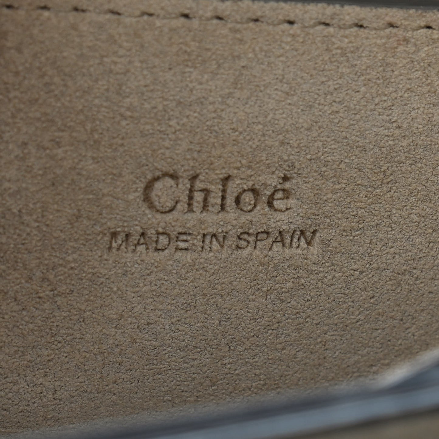 Suede Calfskin Small Faye Shoulder Bag Tobacco