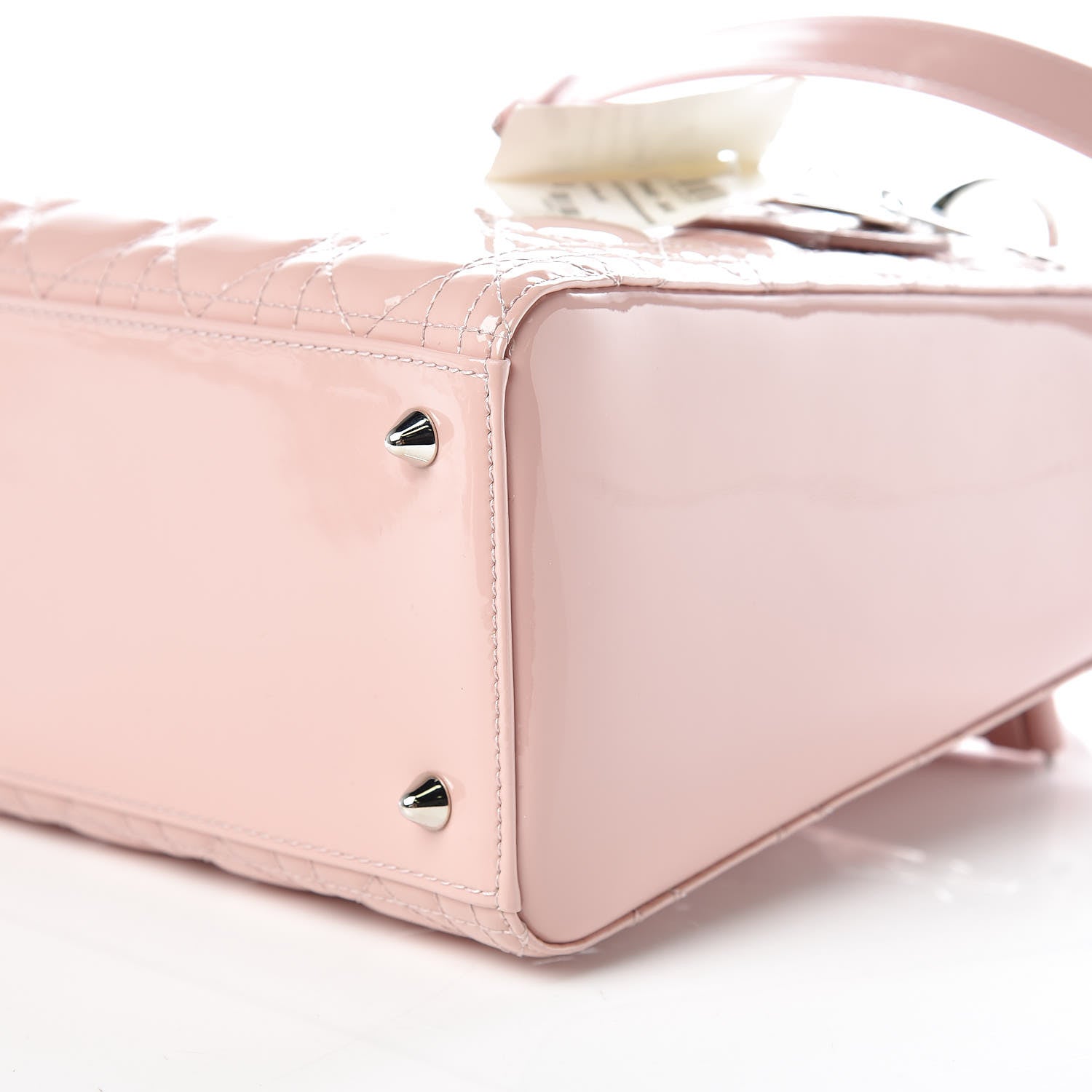 Christian Dior Patent Cannage Medium Lady Dior Rose Clair 6 of 10