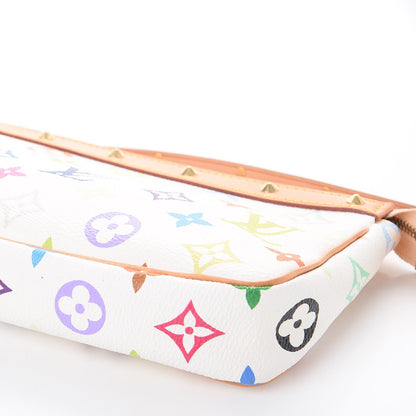 Louis Vuitton Monogram Multicolor Pochette Accessories White 10 of 10