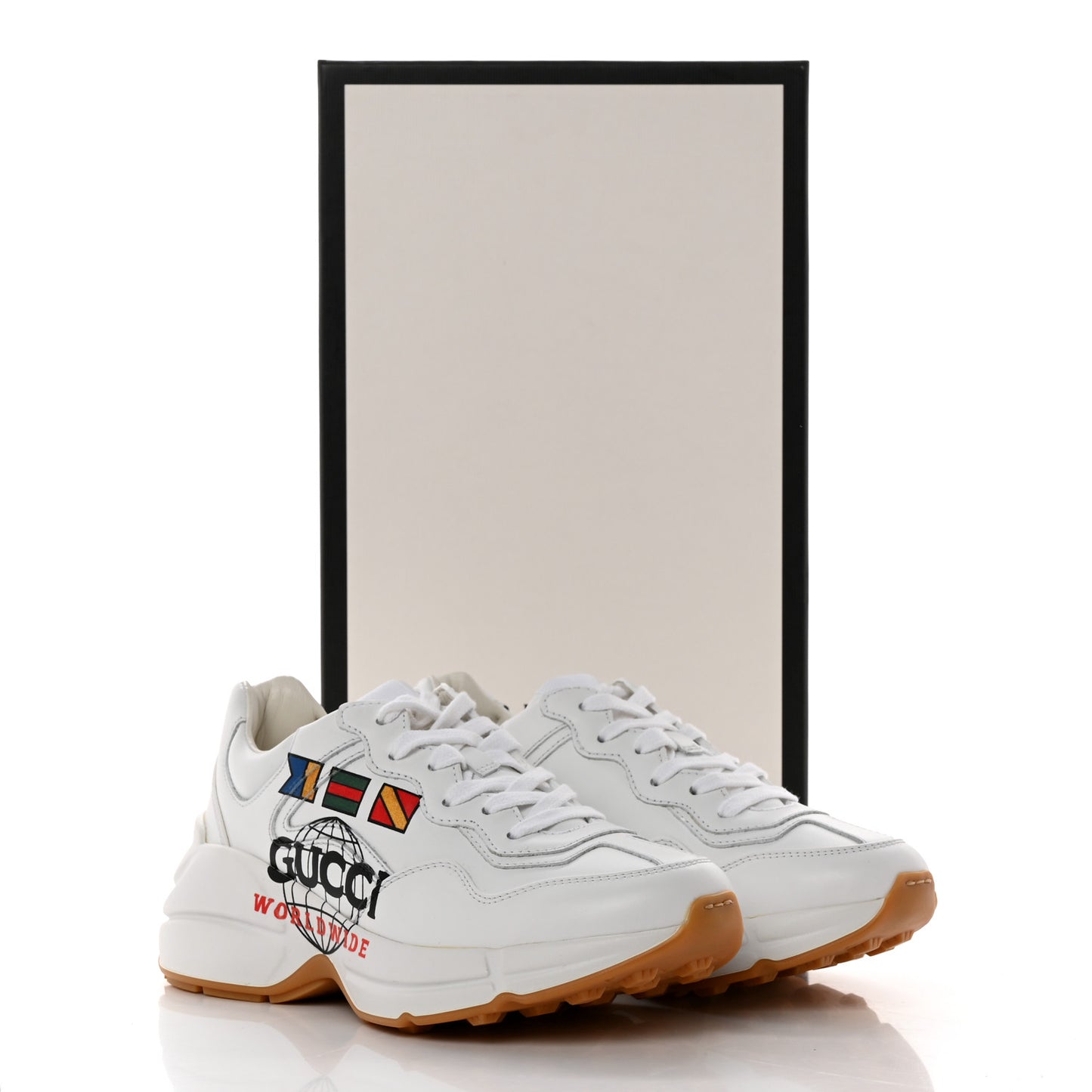 Calfskin Worldwide Womens Rhyton Sneakers 35.5 Great White