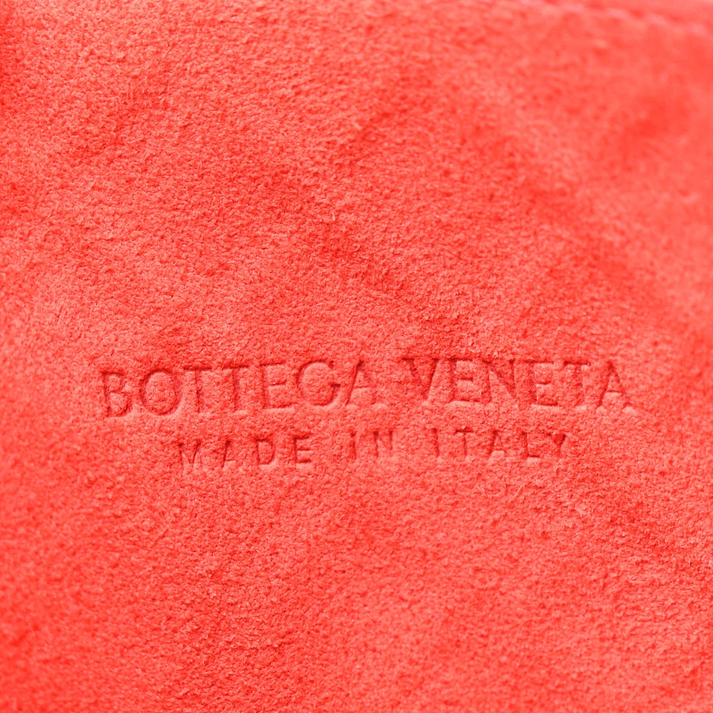Nappa Intrecciato North South Tote Red