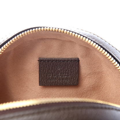 Gucci GG Supreme Monogram Web Mini Ophidia Round Shoulder Bag Brown 6 of 10