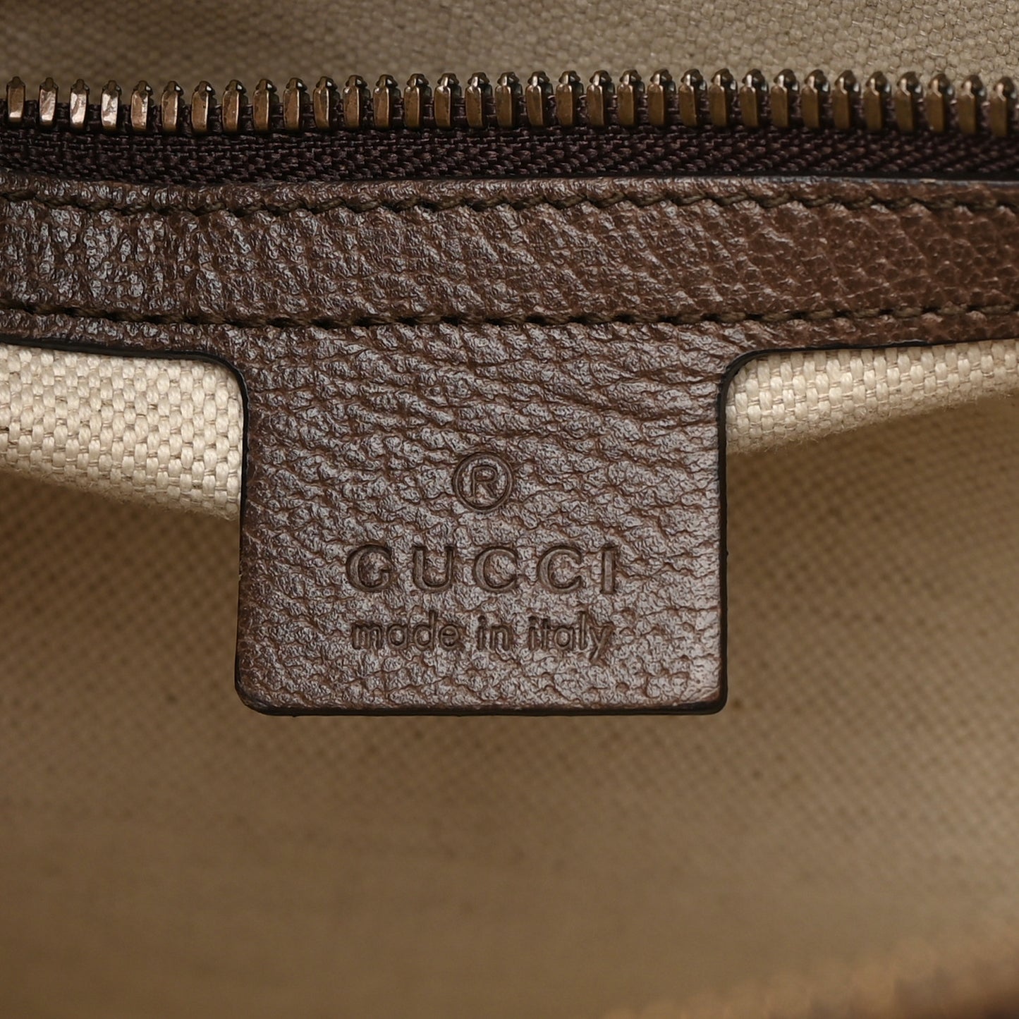 GG Supreme Monogram Web Small Ophidia Messenger Bag Brown