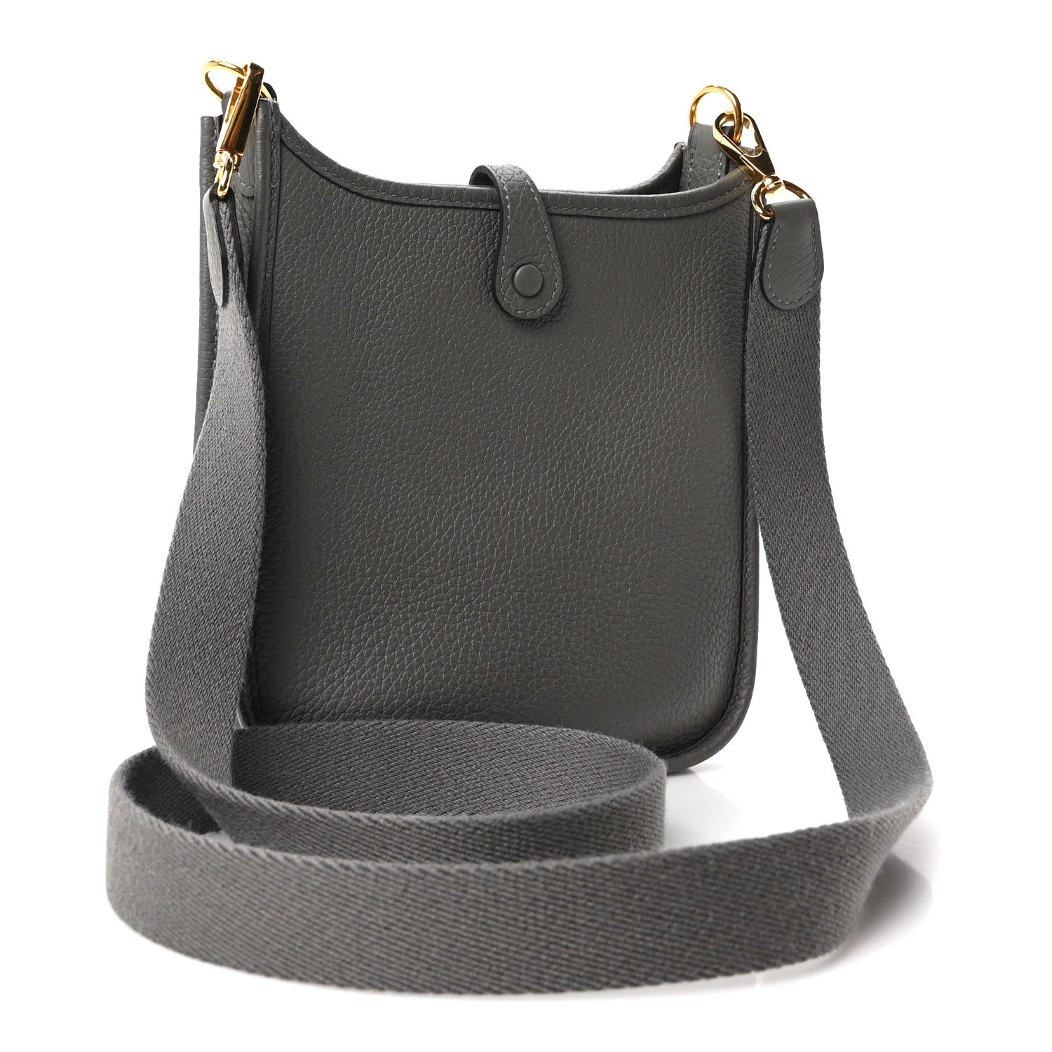 Hermes Taurillon Clemence Evelyne TPM Gris Meyer 3 of 11
