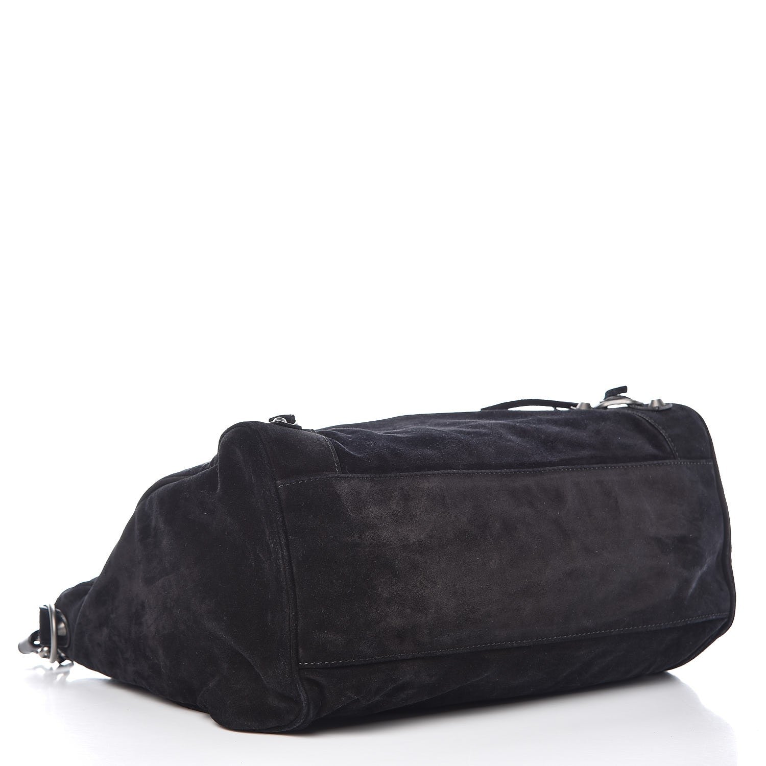 Balenciaga Baby Daim Suede Classic Silver Hardware Velo Black 5 of 11