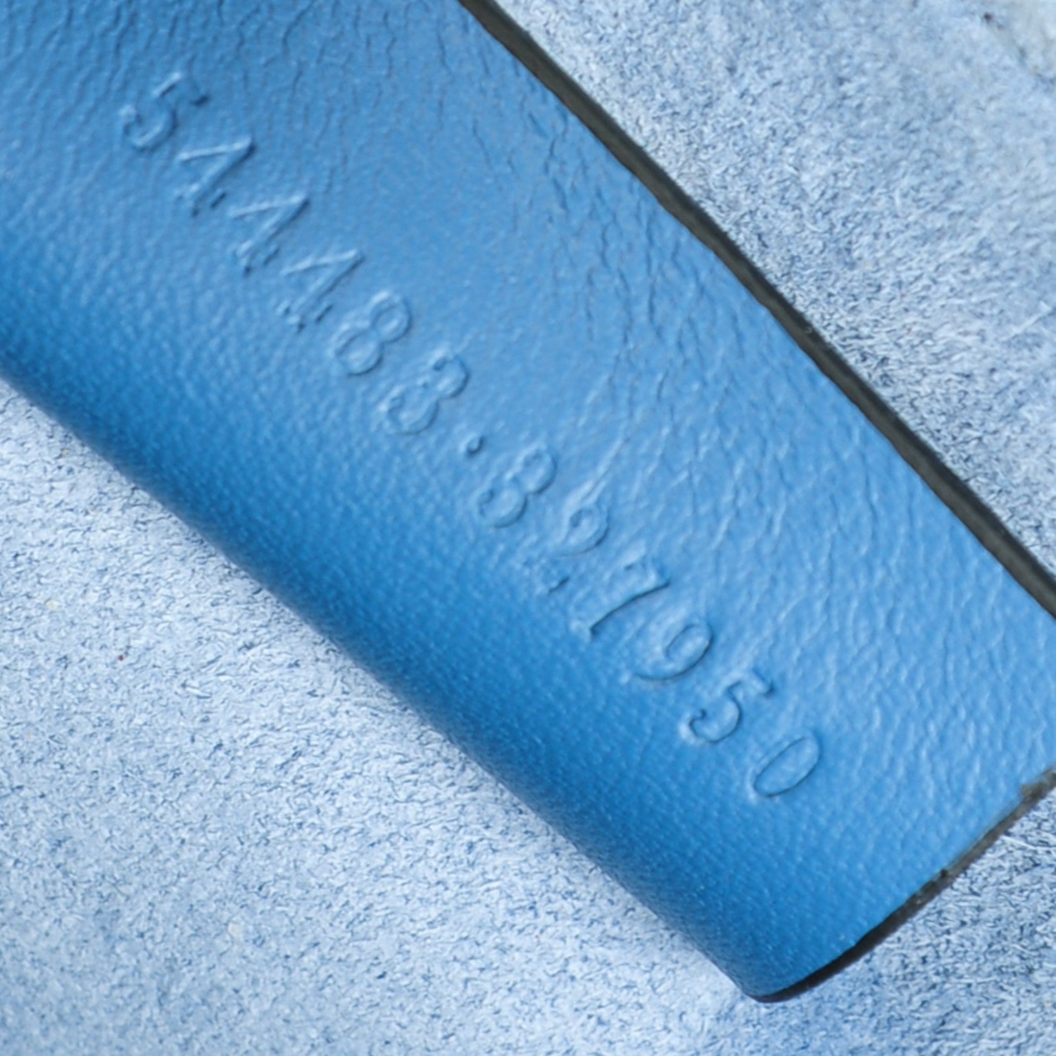 Alexander McQueen Calfskin Mini Heroine Blue 8 of 8